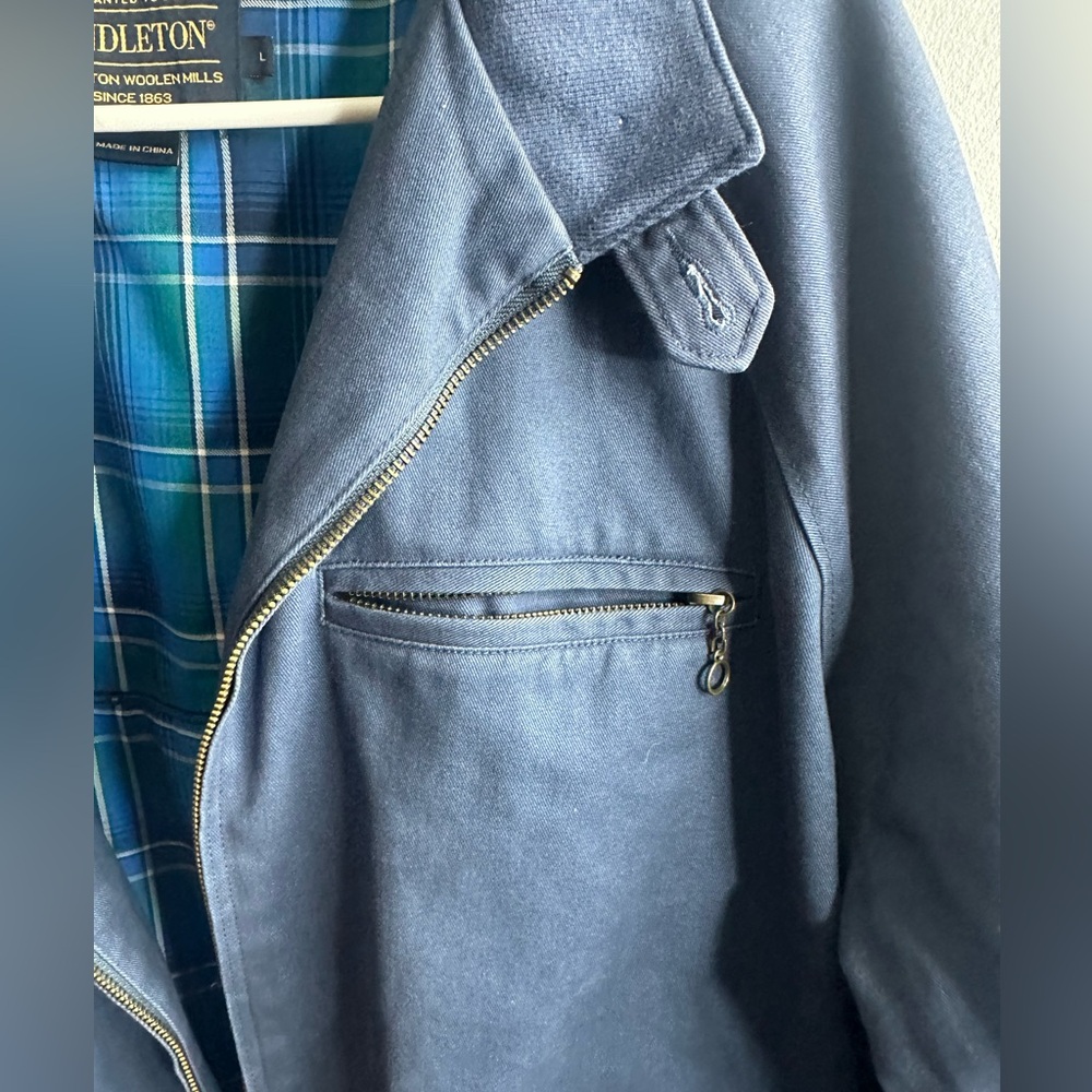 Pendleton Men's Blue Jacket Size Large - image 4